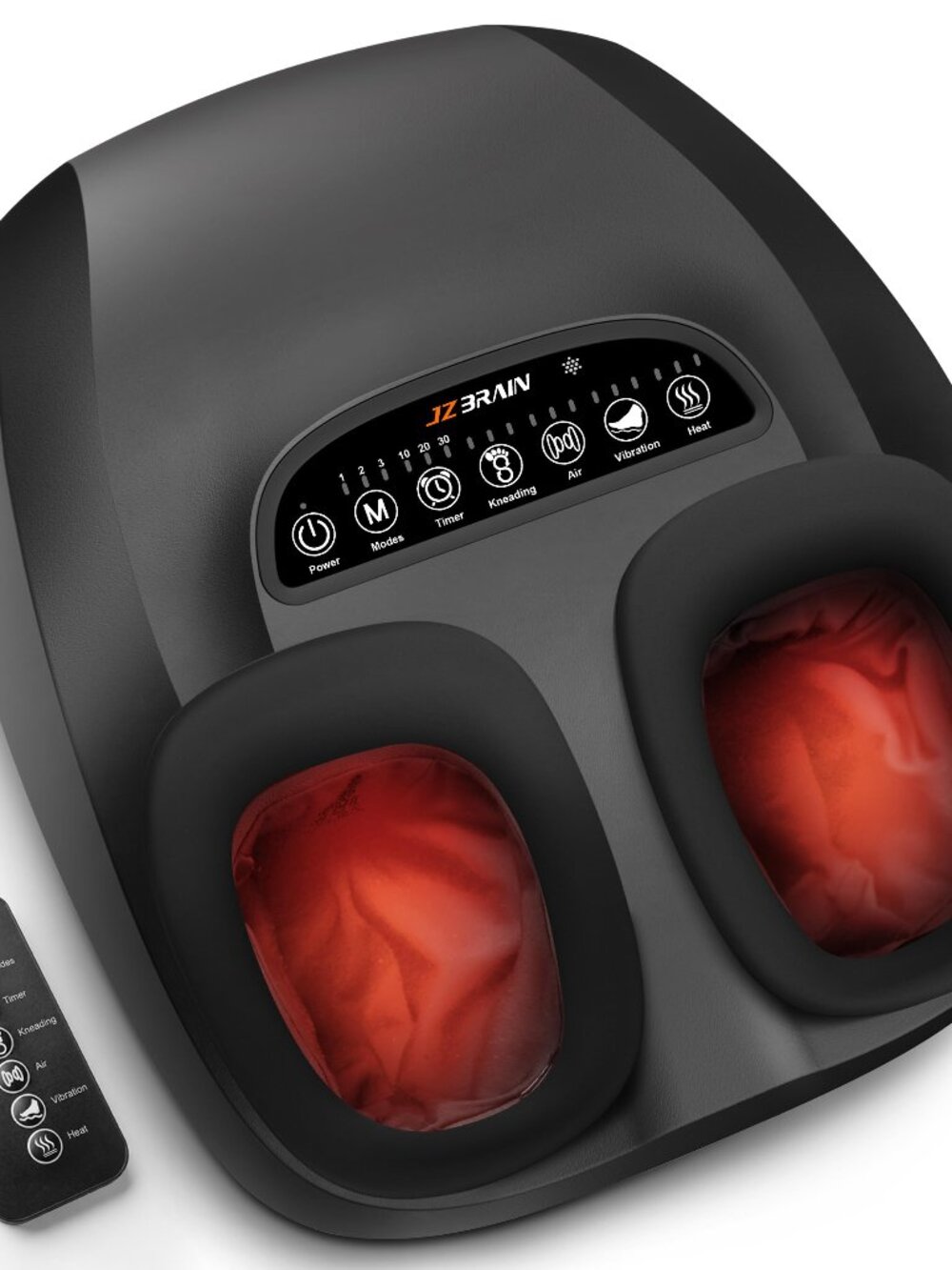 JZBRAIN Electric Foot Massager Machine with Heat & 6 Preset Modes